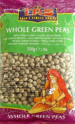 TRS WHOLE GREEN PEAS 500G