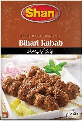 SHAN BIHARI KABAB BBQ MIX 50G