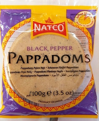 NATCO PAPPADOMS PEPPER 100G